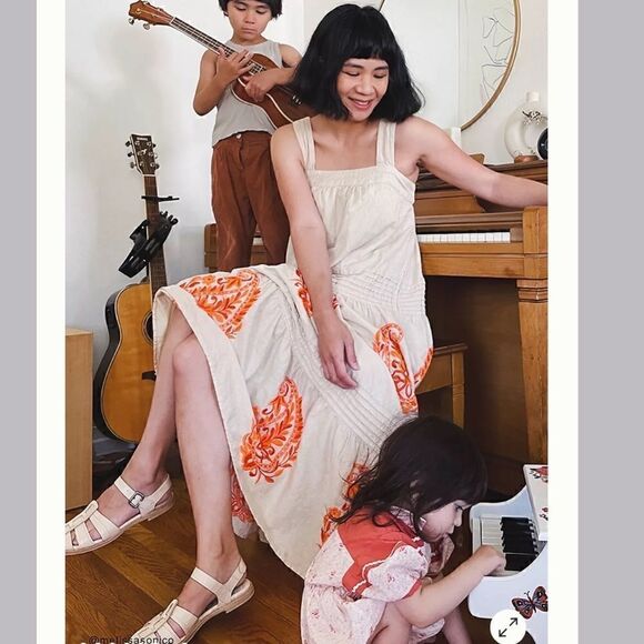 Anthropologie Felicity Embroidered Maxi Dress Size XS - Picture 5 of 10